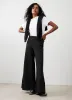 Black Pinstripe Wide Trousers sold by Mint Velvet