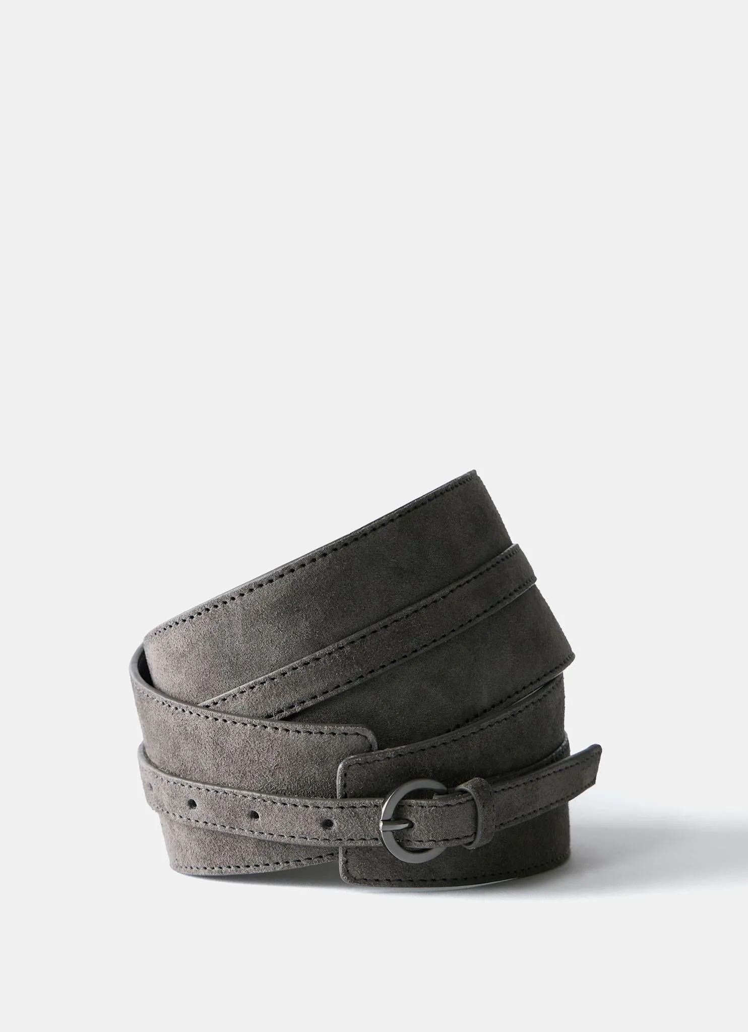 Grey Suede Wide Belt sold by Mint Velvet