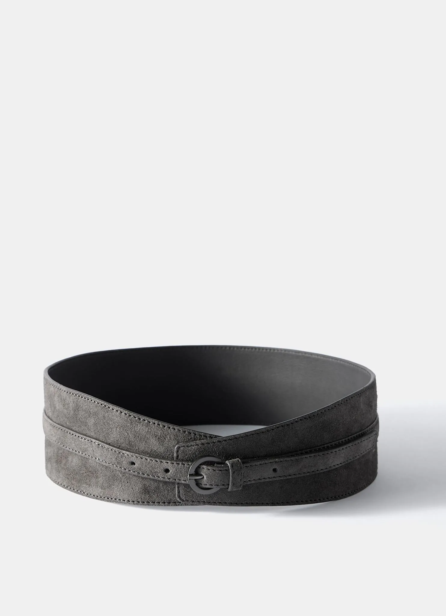 Grey Suede Wide Belt sold by Mint Velvet product image thumbnail 2