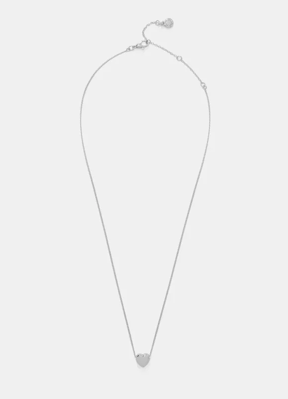 Silver Plated Heart Necklace sold by Mint Velvet