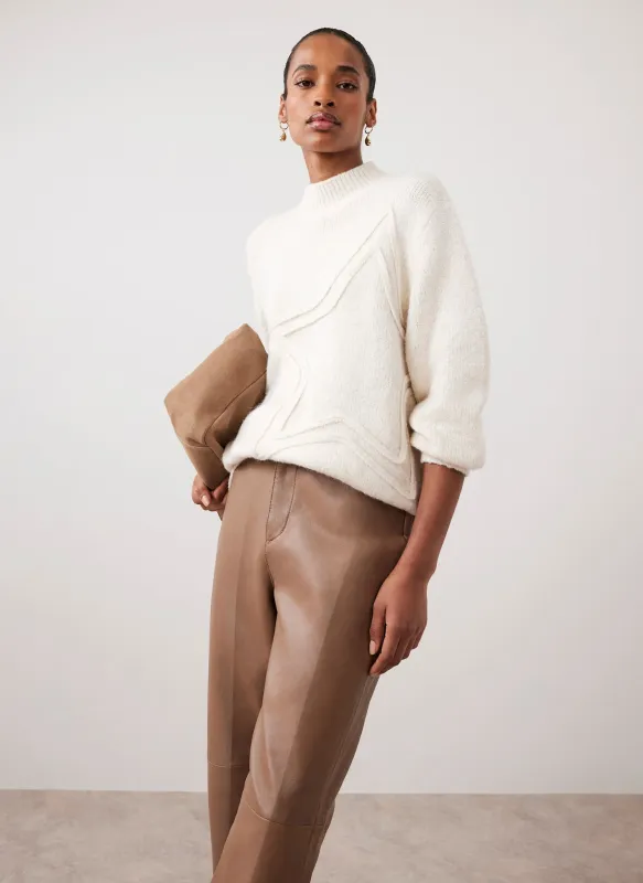 Cream Star Knit Jumper sold by Mint Velvet