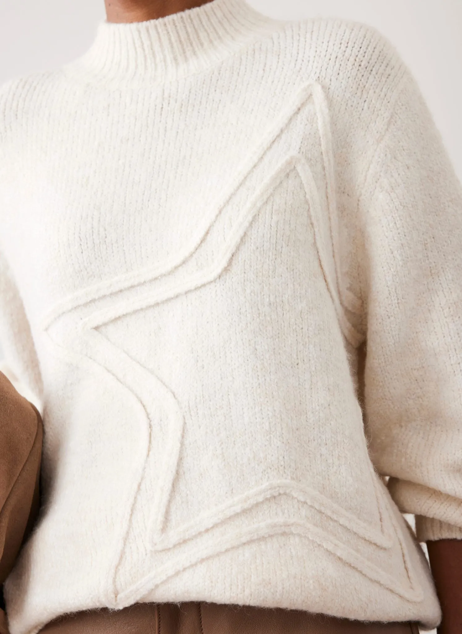 Cream Star Knit Jumper sold by Mint Velvet product image thumbnail 5