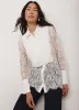 White Lace Pintuck Shirt sold by Mint Velvet
