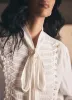 Cream Pearl Detail Blouse sold by Mint Velvet