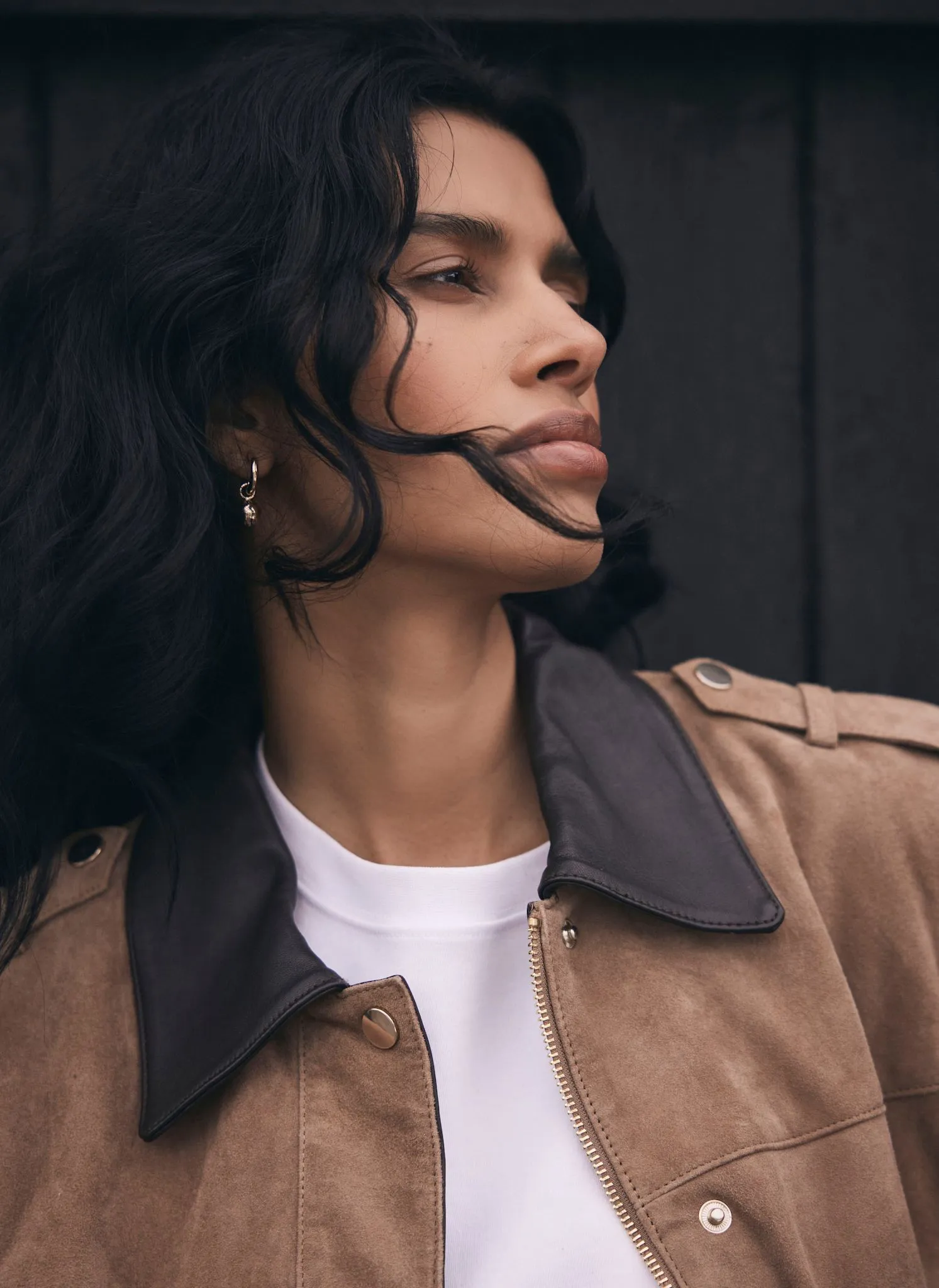 Neutral Suede Barn Jacket sold by Mint Velvet product image thumbnail 5