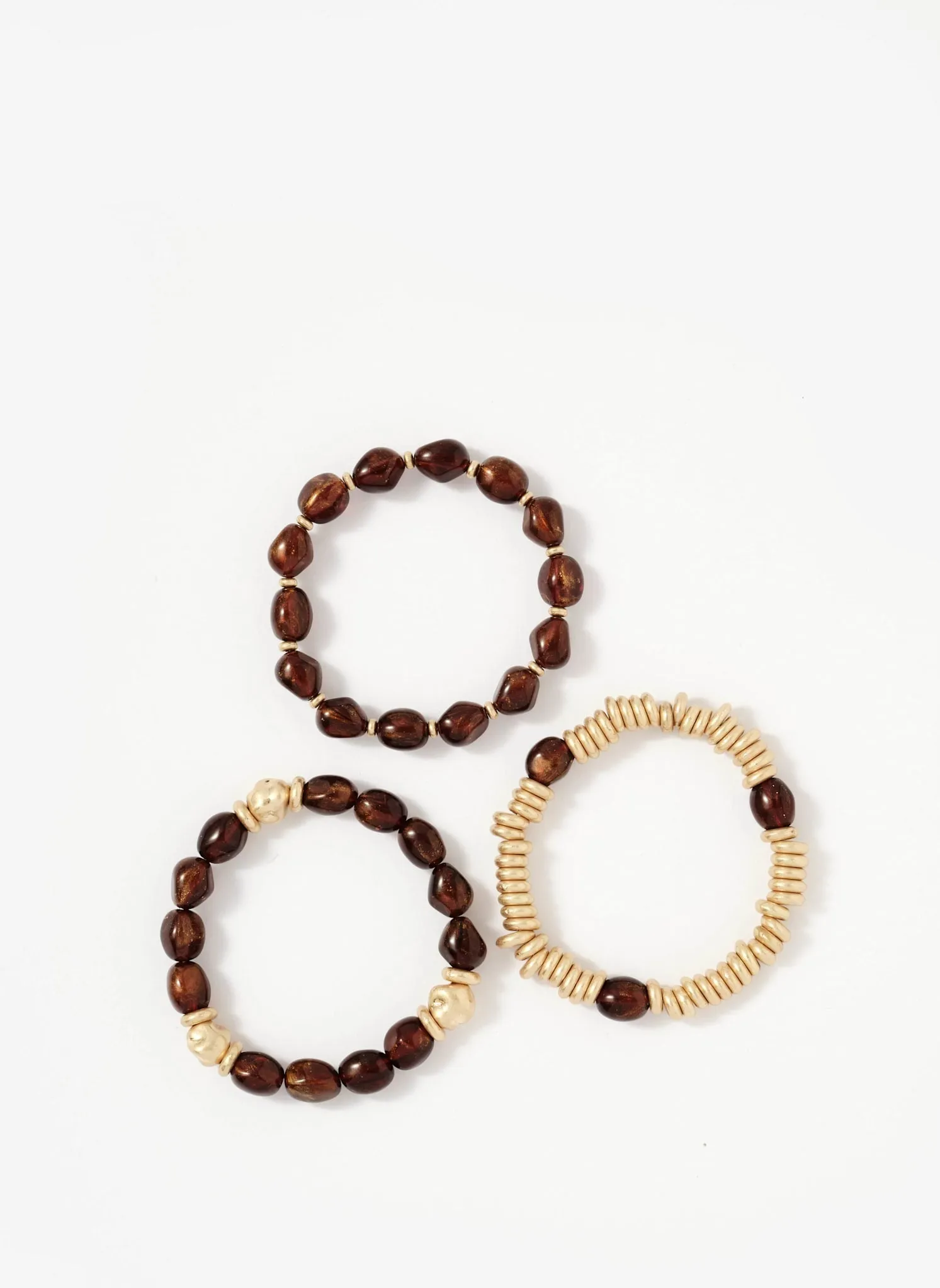 Brown Beaded Bracelet Set sold by Mint Velvet