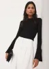 Black Sheer Knit Top sold by Mint Velvet