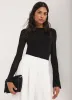 Black Sheer Knit Top sold by Mint Velvet