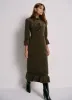 Khaki Corduroy Midi Dress sold by Mint Velvet