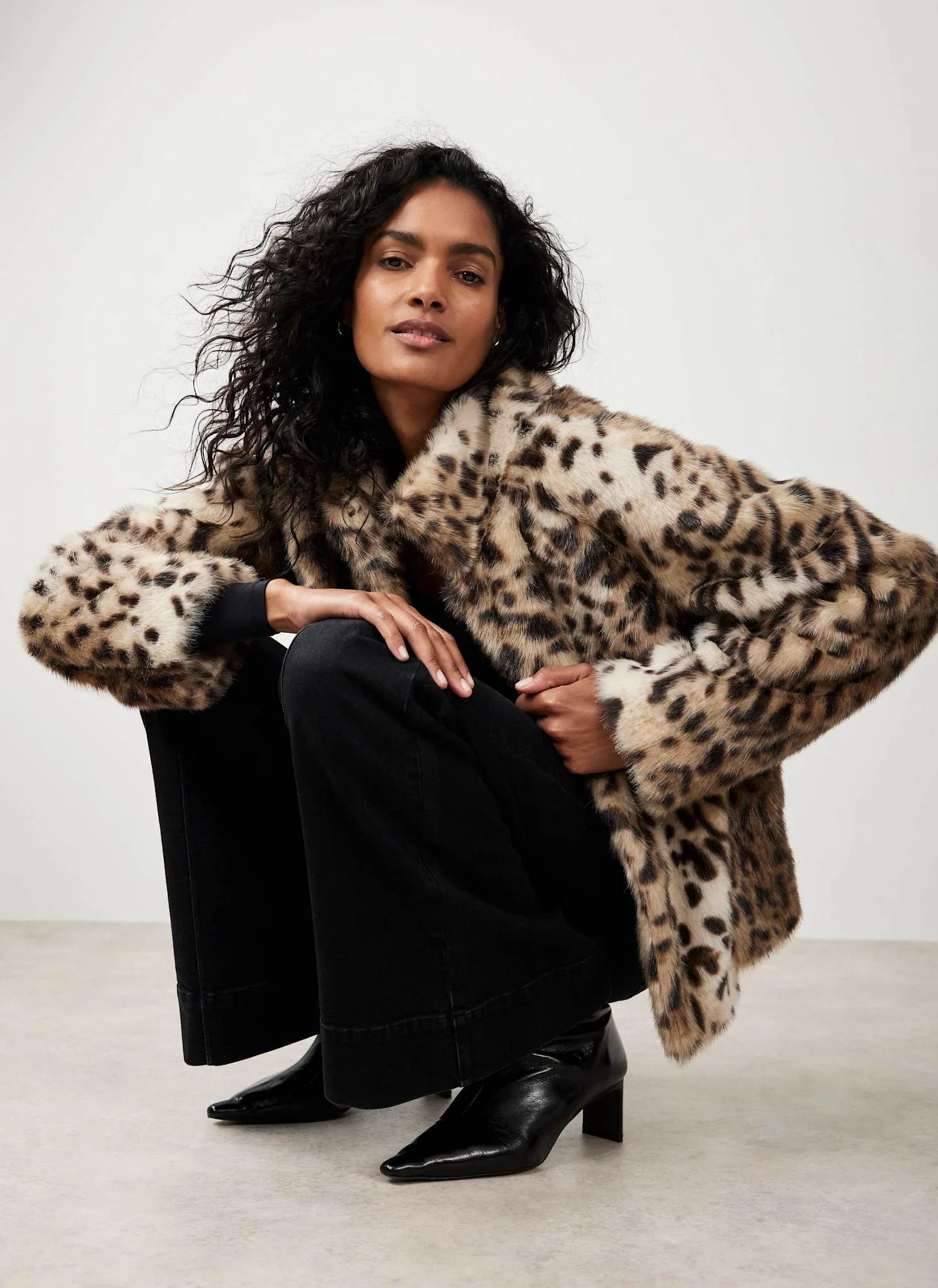 Leopard Print Faux Fur Jacket sold by Mint Velvet product image thumbnail 2
