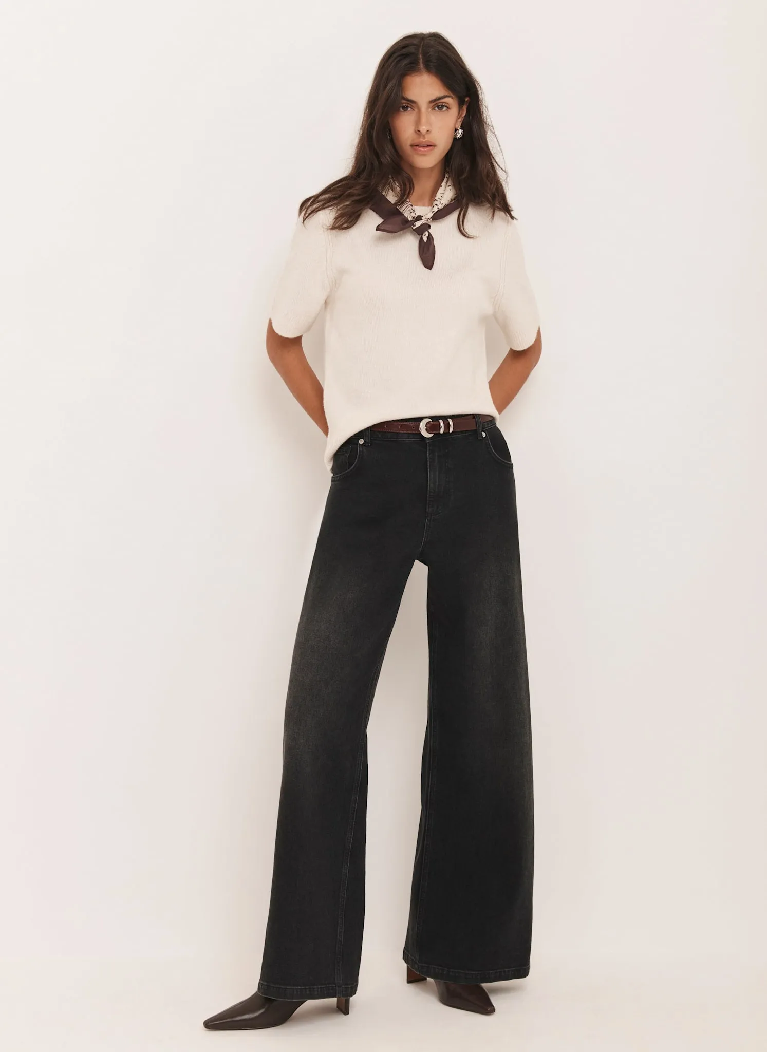 Washed Black Wide Jeans sold by Mint Velvet product image thumbnail 2