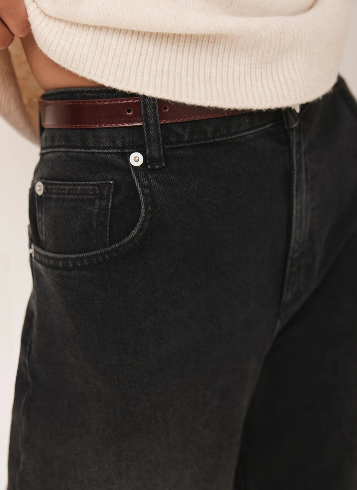 Washed Black Wide Jeans sold by Mint Velvet product image thumbnail 4