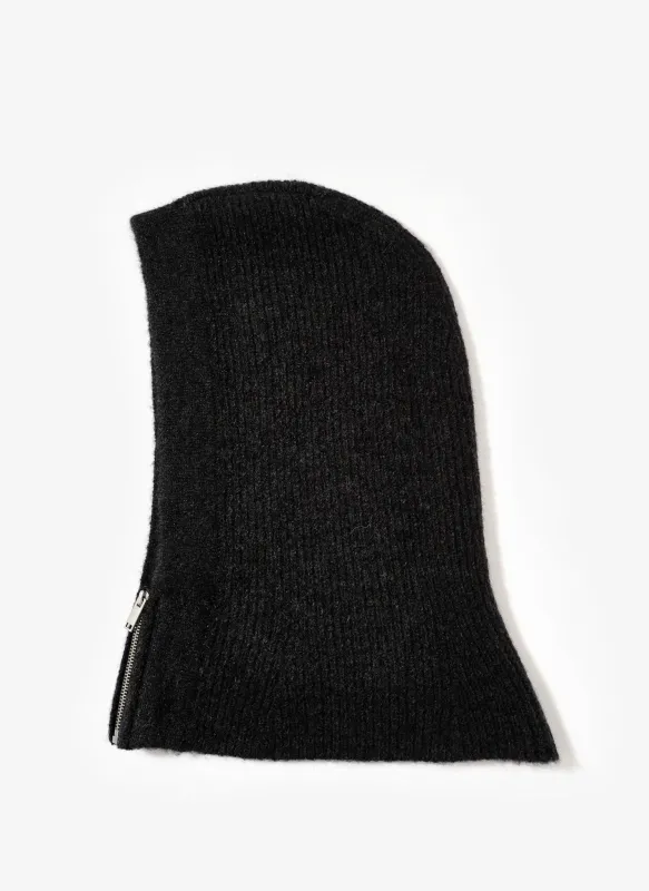 Grey Ribbed Knitted Hood sold by Mint Velvet