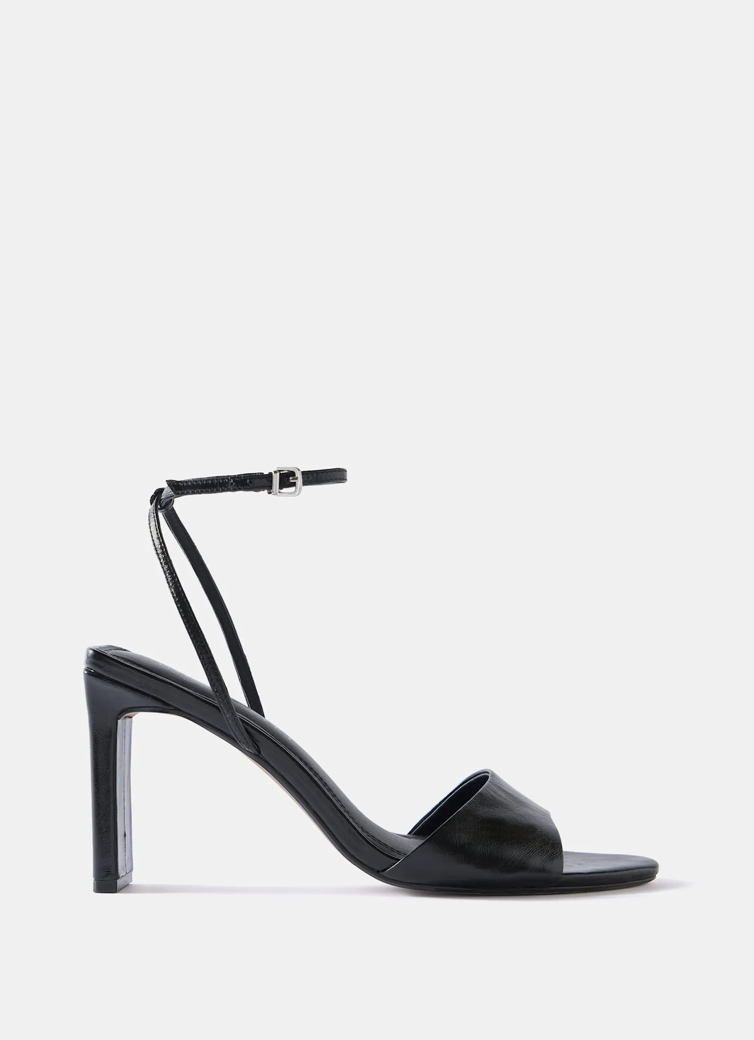 Lou Black Leather High Heel Sandals sold by Mint Velvet product image thumbnail 2