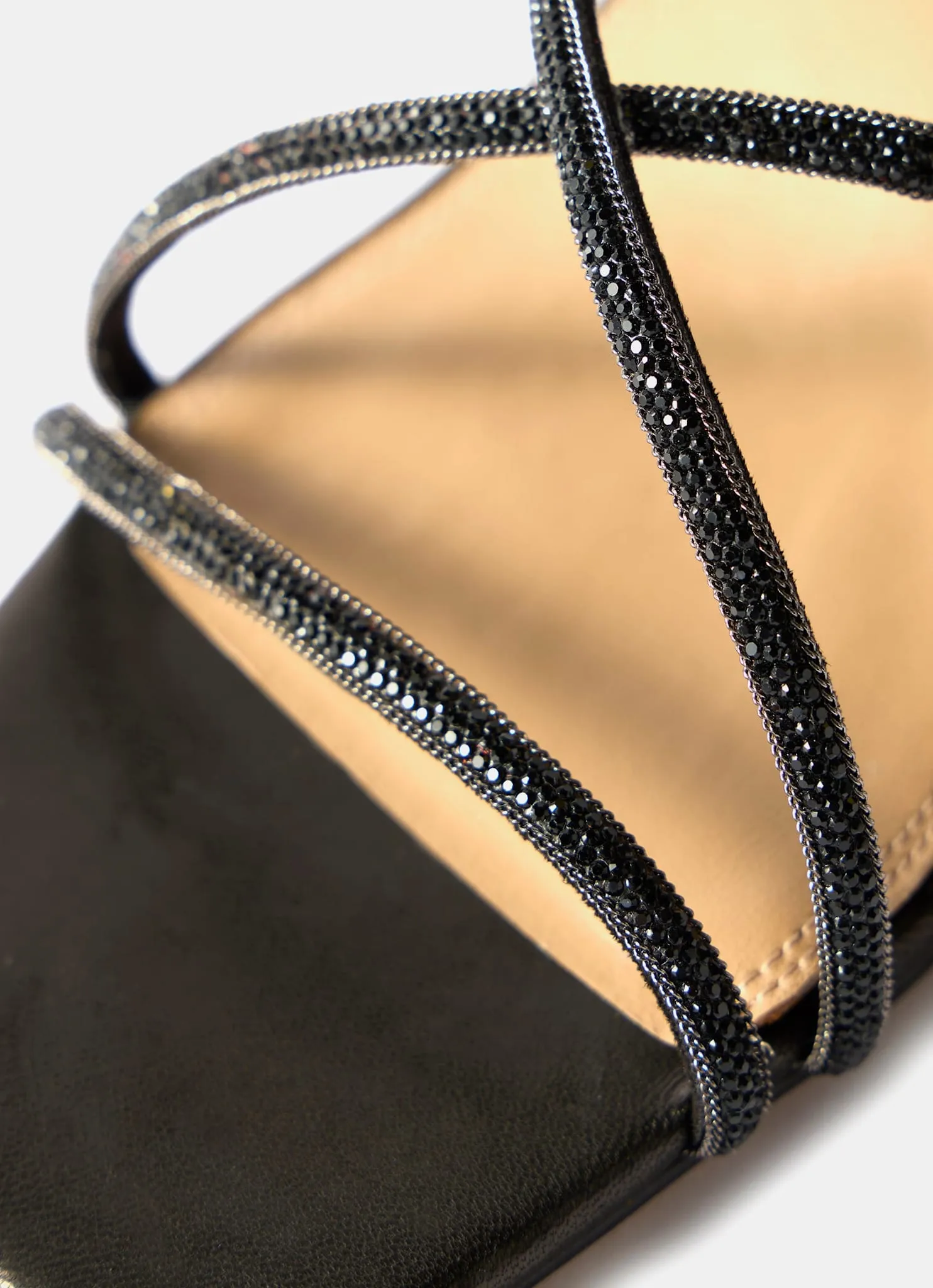 Eli Black Embellished Strappy Kitten Heels sold by Mint Velvet product image thumbnail 3