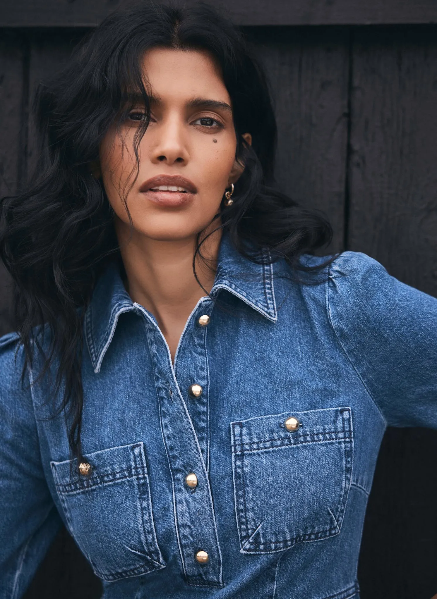 Indigo Denim Midi Shirt Dress sold by Mint Velvet product image thumbnail 5