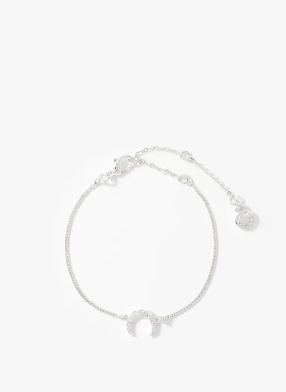 Silver Plated Moon Bracelet sold by Mint Velvet