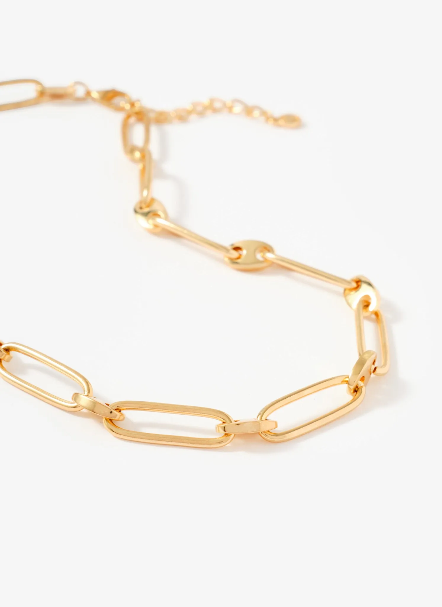 Gold Tone Disc Link Necklace sold by Mint Velvet product image thumbnail 3