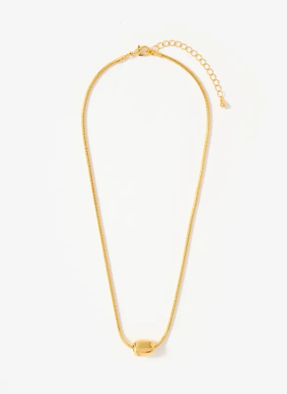 Gold Tone Sphere Necklace sold by Mint Velvet