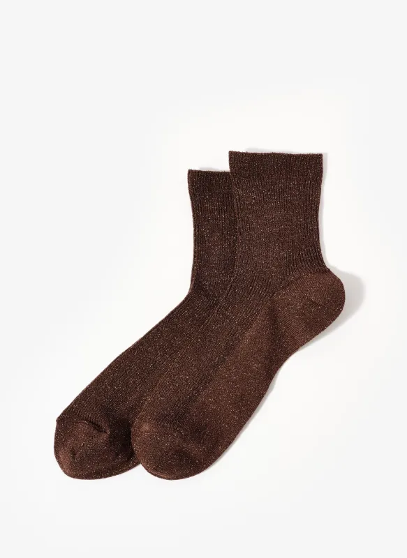 Brown Glitter Socks sold by Mint Velvet