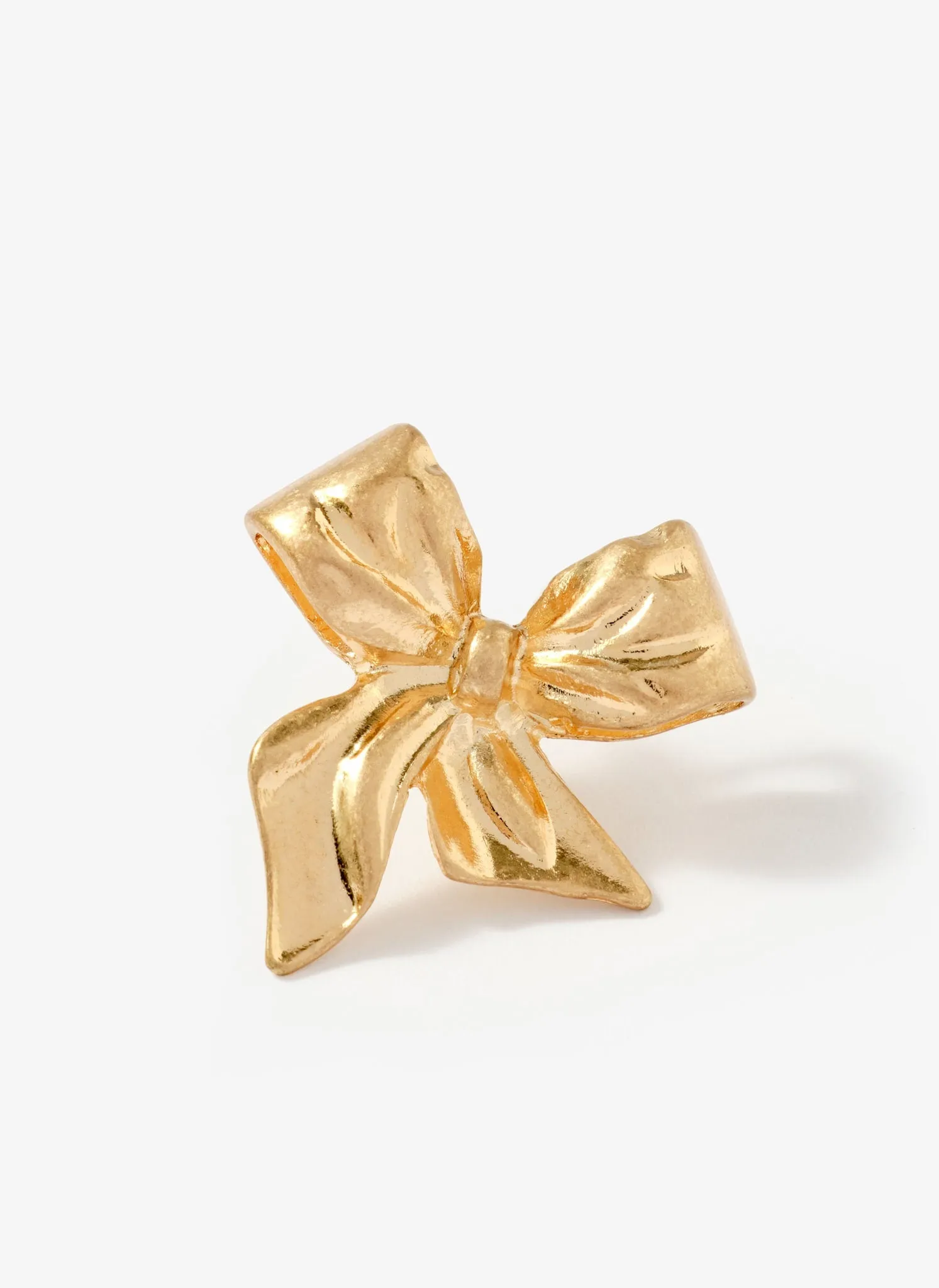 Gold Tone Bow Earrings sold by Mint Velvet product image thumbnail 4