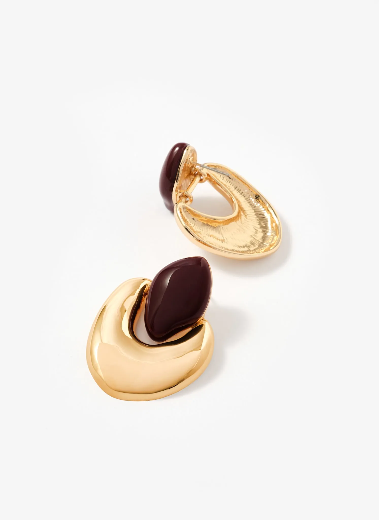 Gold Tone Stone Detail Earrings sold by Mint Velvet product image thumbnail 3