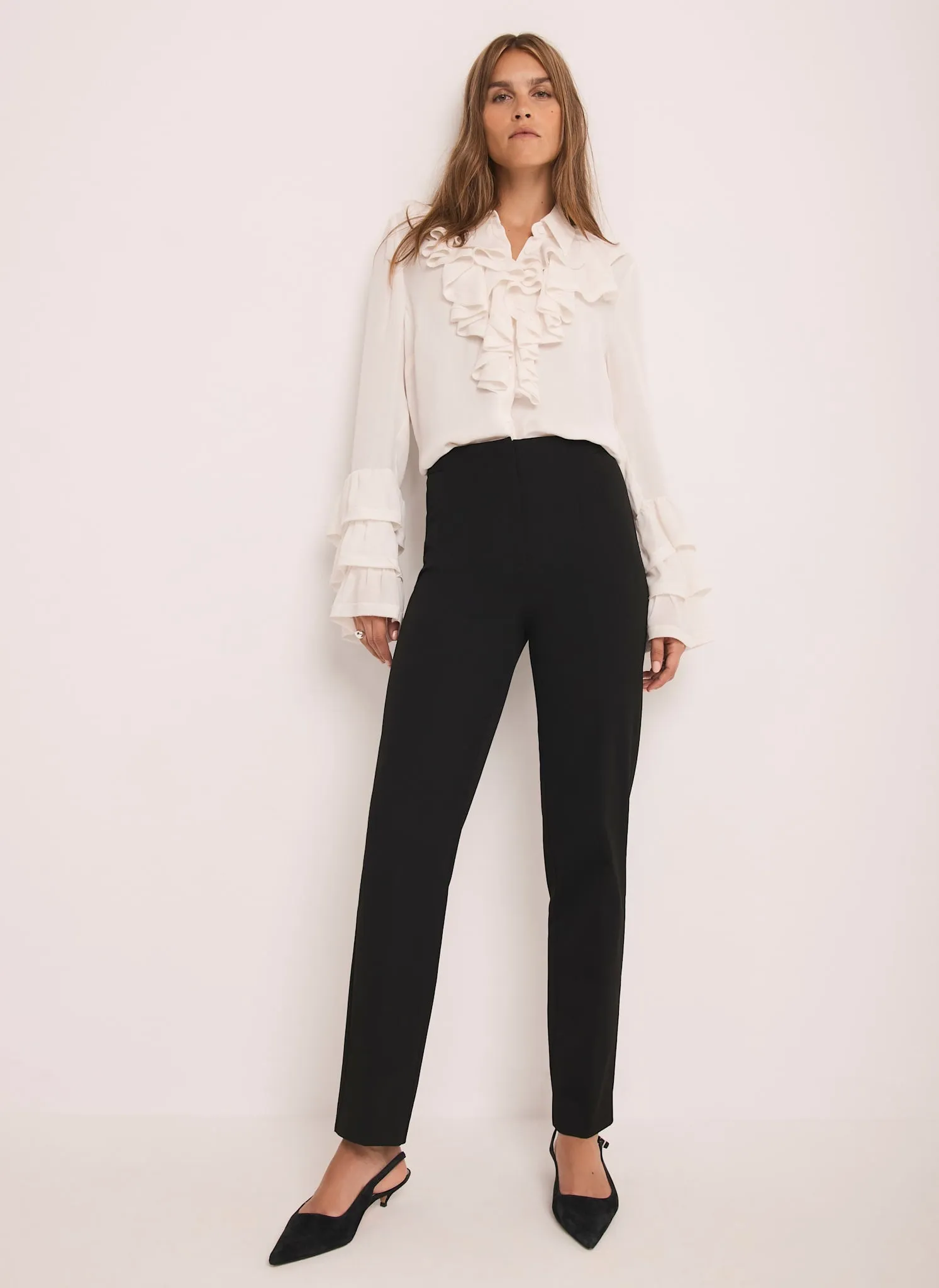 Black Slim Leg Trousers sold by Mint Velvet product image thumbnail 3