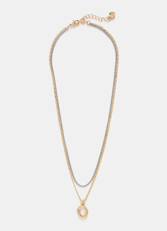 Mixed Metal Layered Necklace sold by Mint Velvet