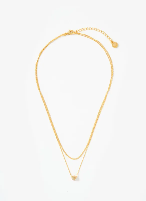 Gold Plated Layered Necklace sold by Mint Velvet