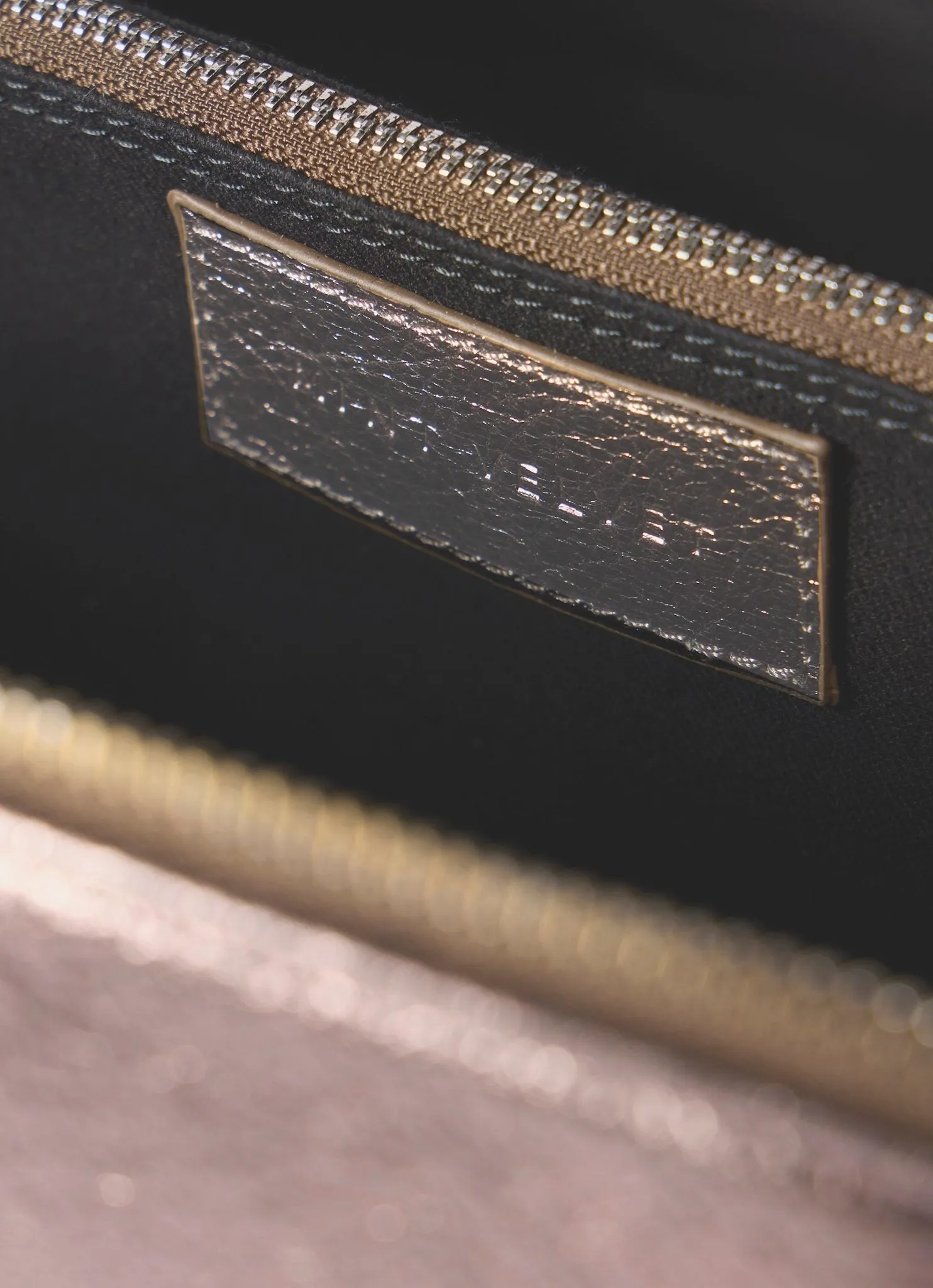 Brown Metallic Small Wash Bag sold by Mint Velvet product image thumbnail 3