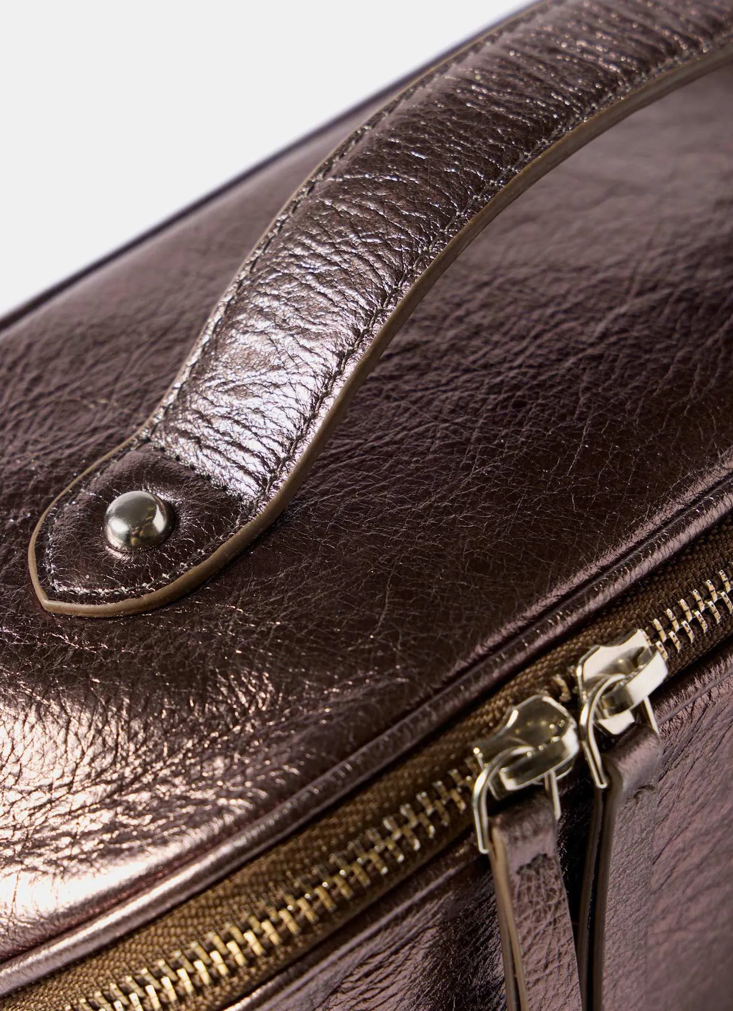 Brown Metallic Small Wash Bag sold by Mint Velvet product image thumbnail 5