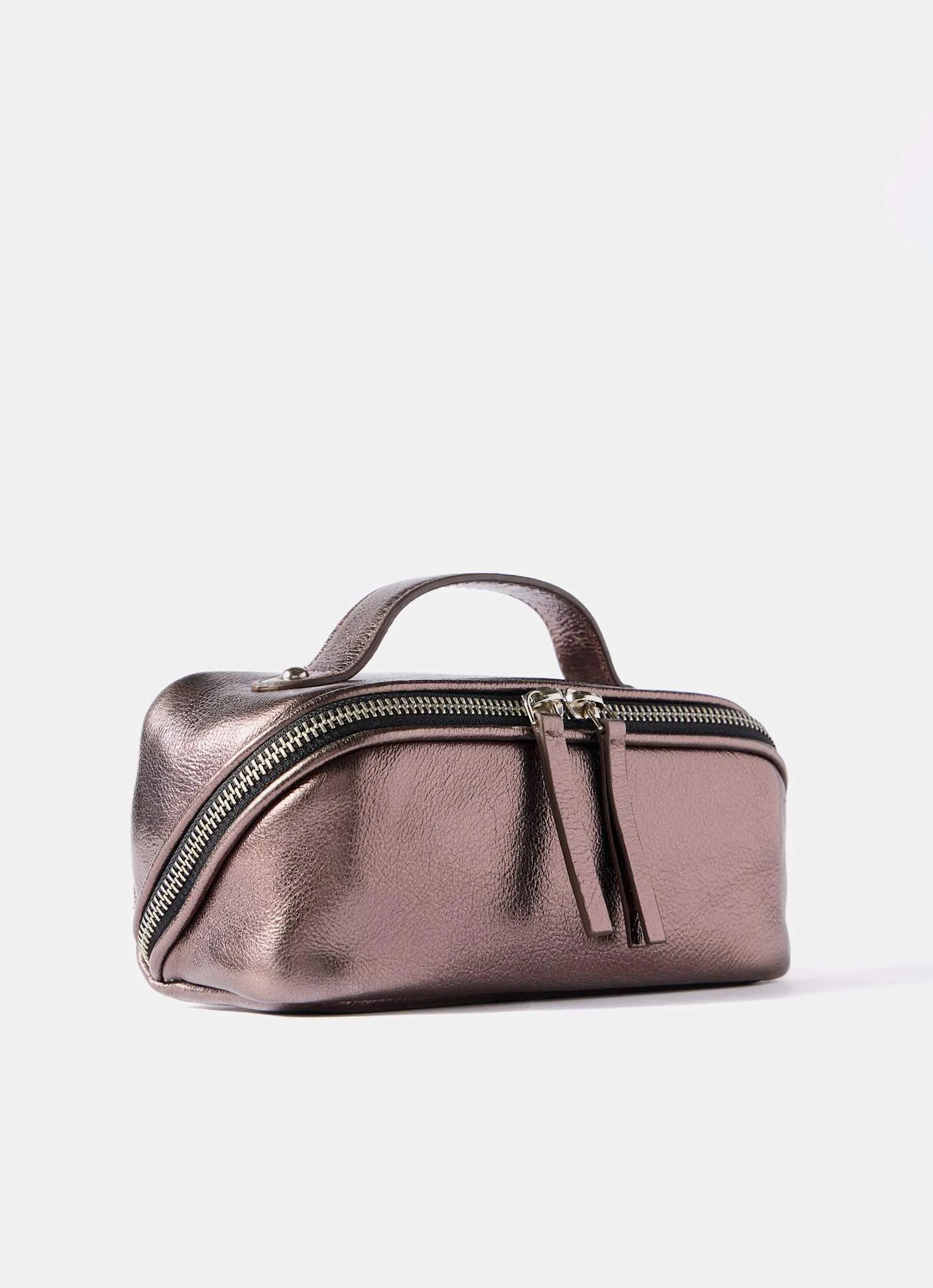 Brown Metallic Small Wash Bag sold by Mint Velvet product image thumbnail 2