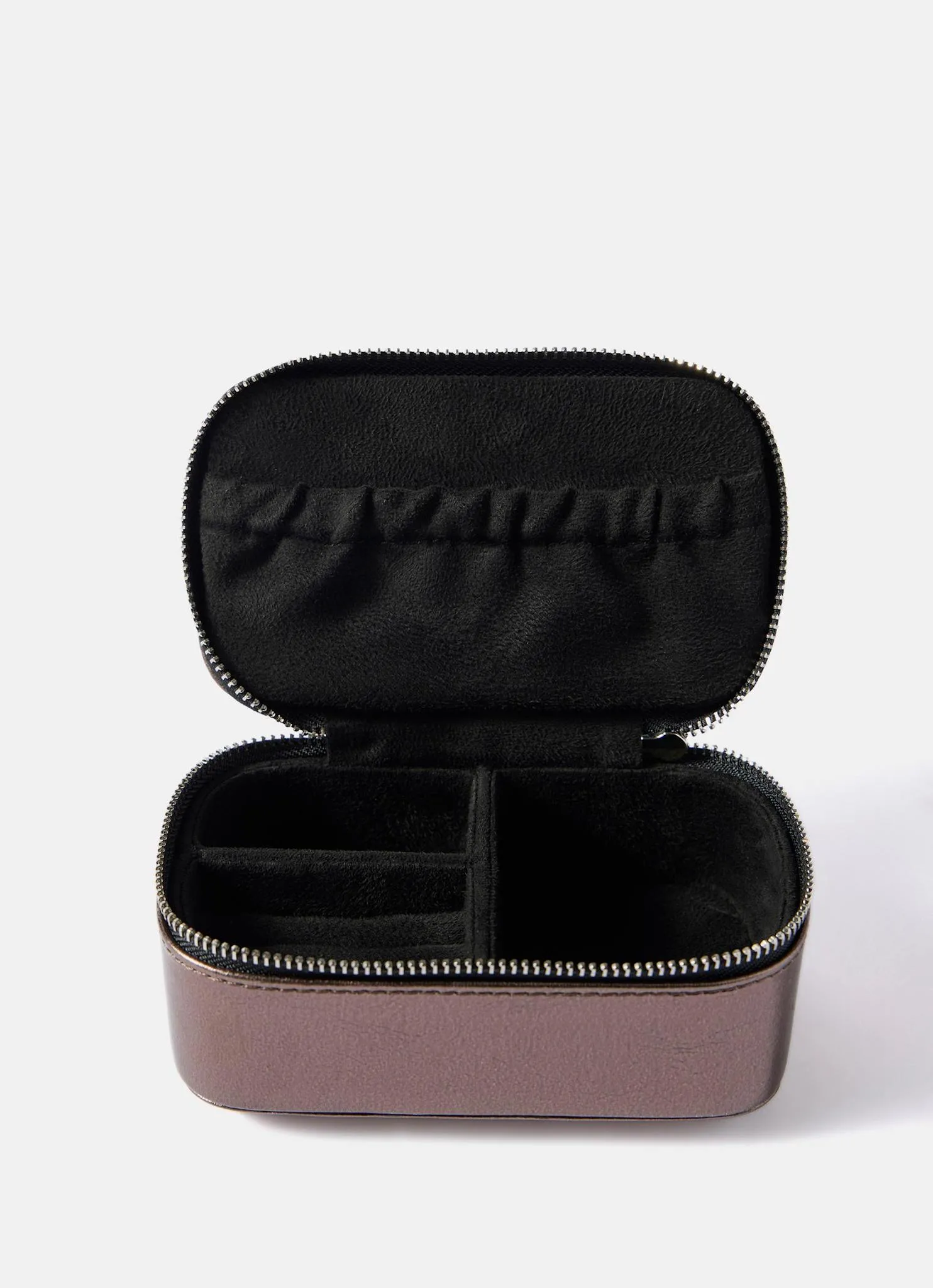 Metallic Brown Leather Jewellery Box sold by Mint Velvet product image thumbnail 3