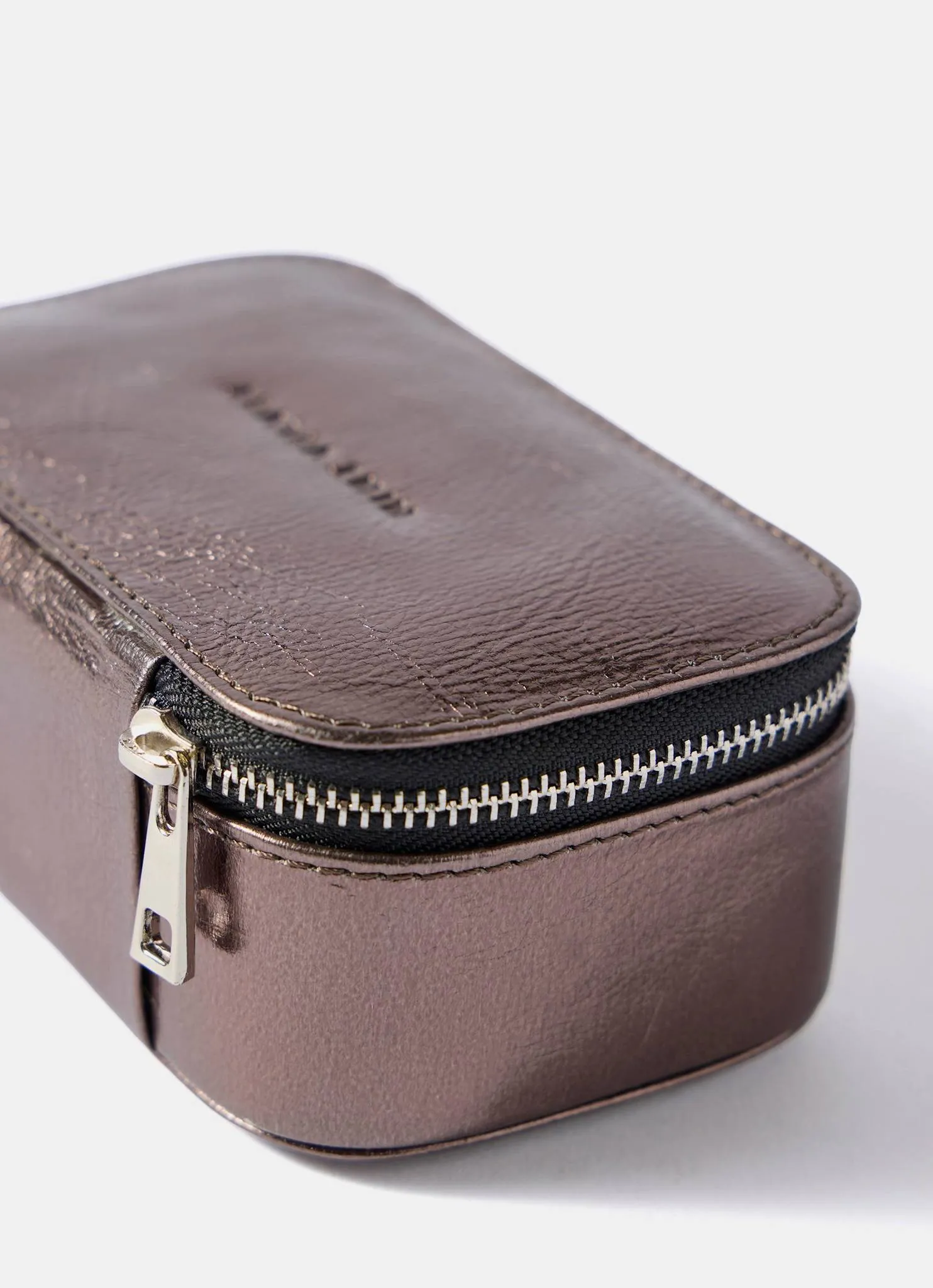 Metallic Brown Leather Jewellery Box sold by Mint Velvet product image thumbnail 2