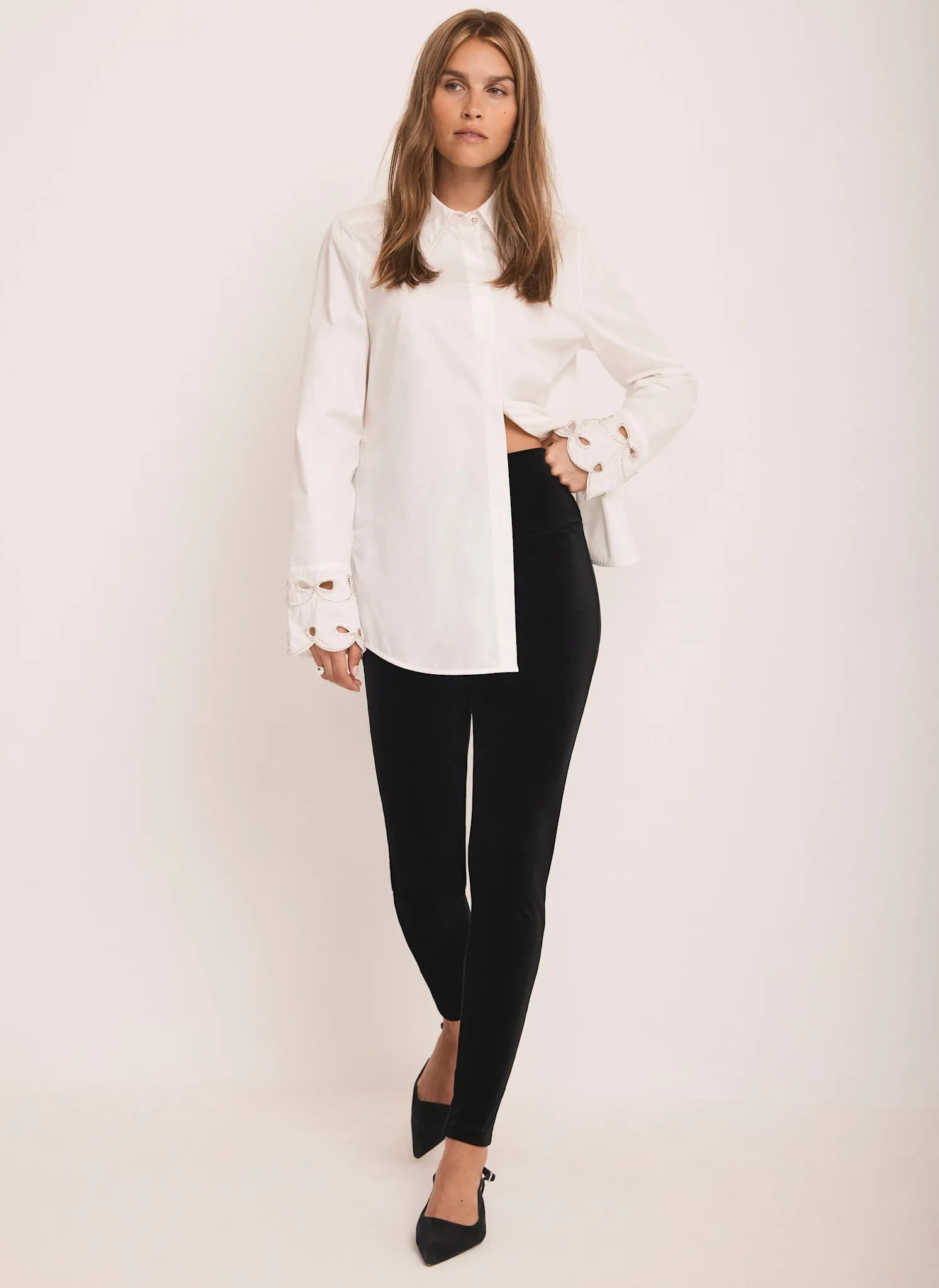 Black Velvet Leggings sold by Mint Velvet