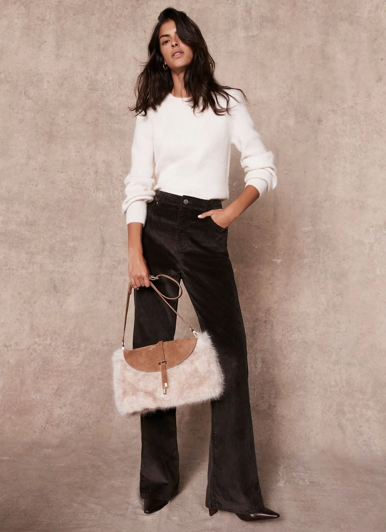 Cream Puff Sleeve Knit Jumper sold by Mint Velvet product image thumbnail 2