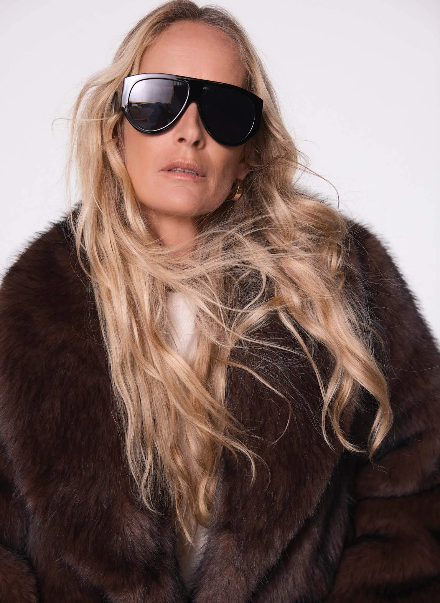 Brown Faux Fur Jacket sold by Mint Velvet product image thumbnail 5