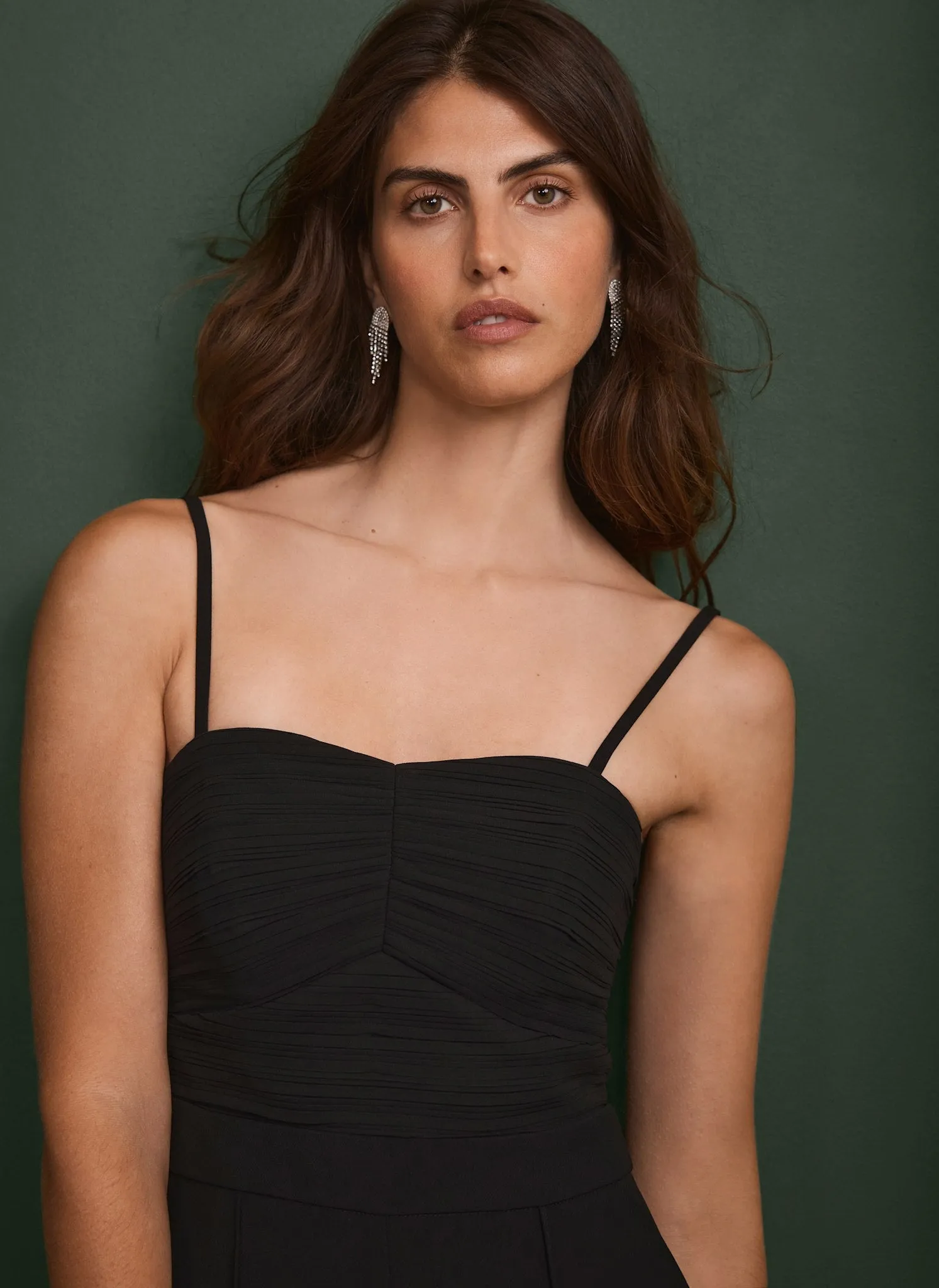 Black Pleated Bandeau Jumpsuit sold by Mint Velvet product image thumbnail 5