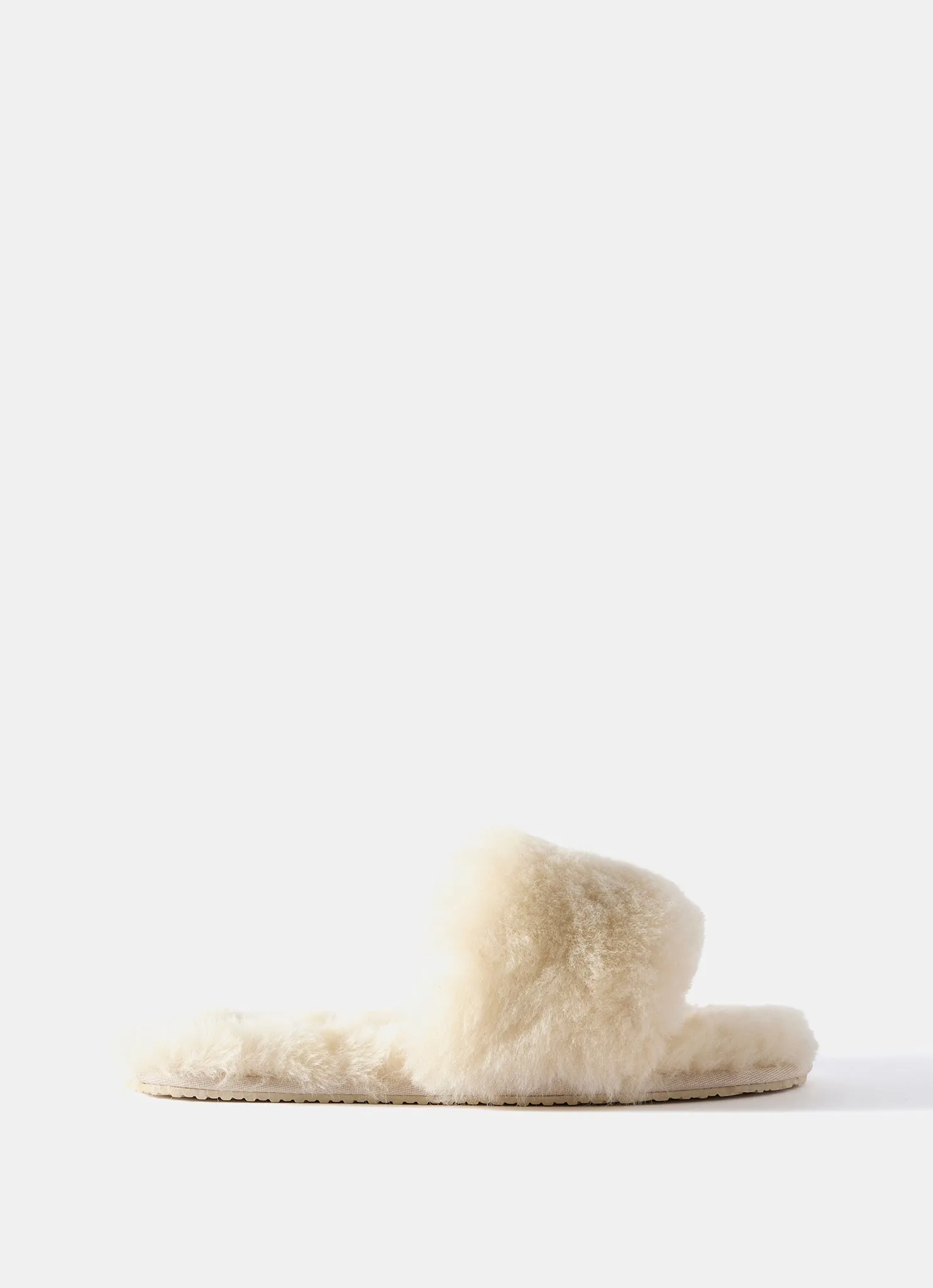 Cream Sheepskin Mule Slippers sold by Mint Velvet product image thumbnail 3