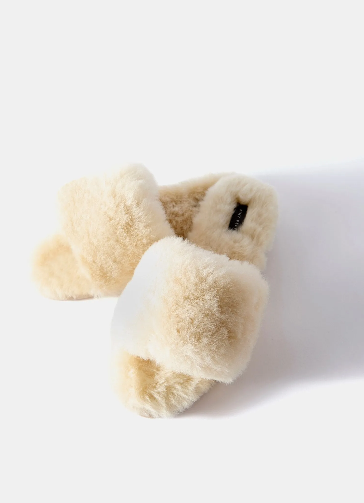 Cream Sheepskin Mule Slippers sold by Mint Velvet product image thumbnail 5