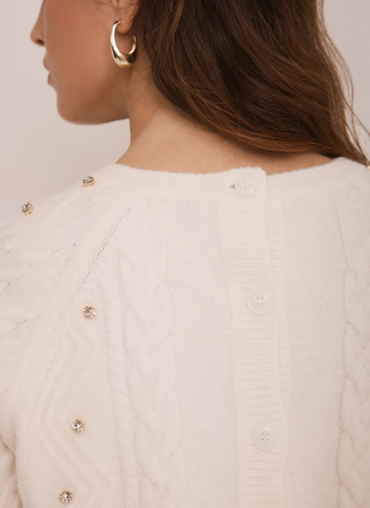 Cream Layered Embellished Jumper Maxi Dress sold by Mint Velvet product image thumbnail 5