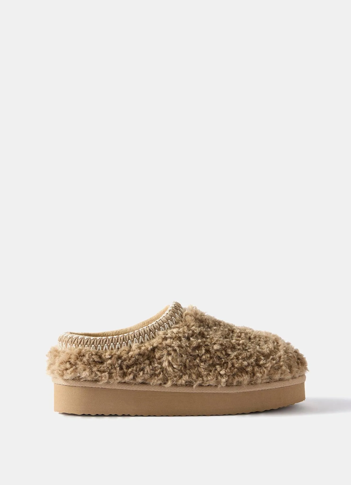 Neutral Borg Slippers sold by Mint Velvet product image thumbnail 2