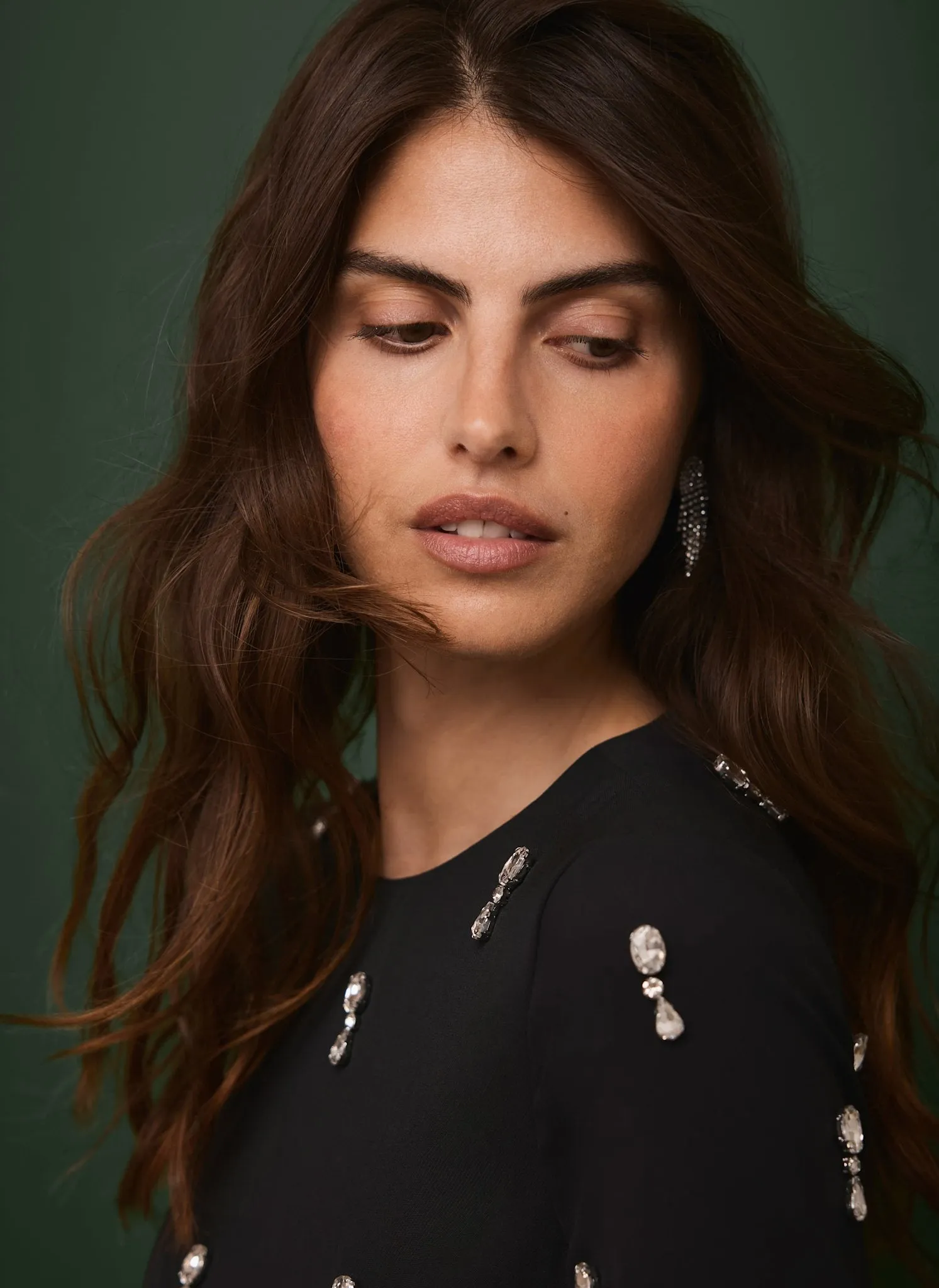 Black Embellished Mini Dress sold by Mint Velvet product image thumbnail 4