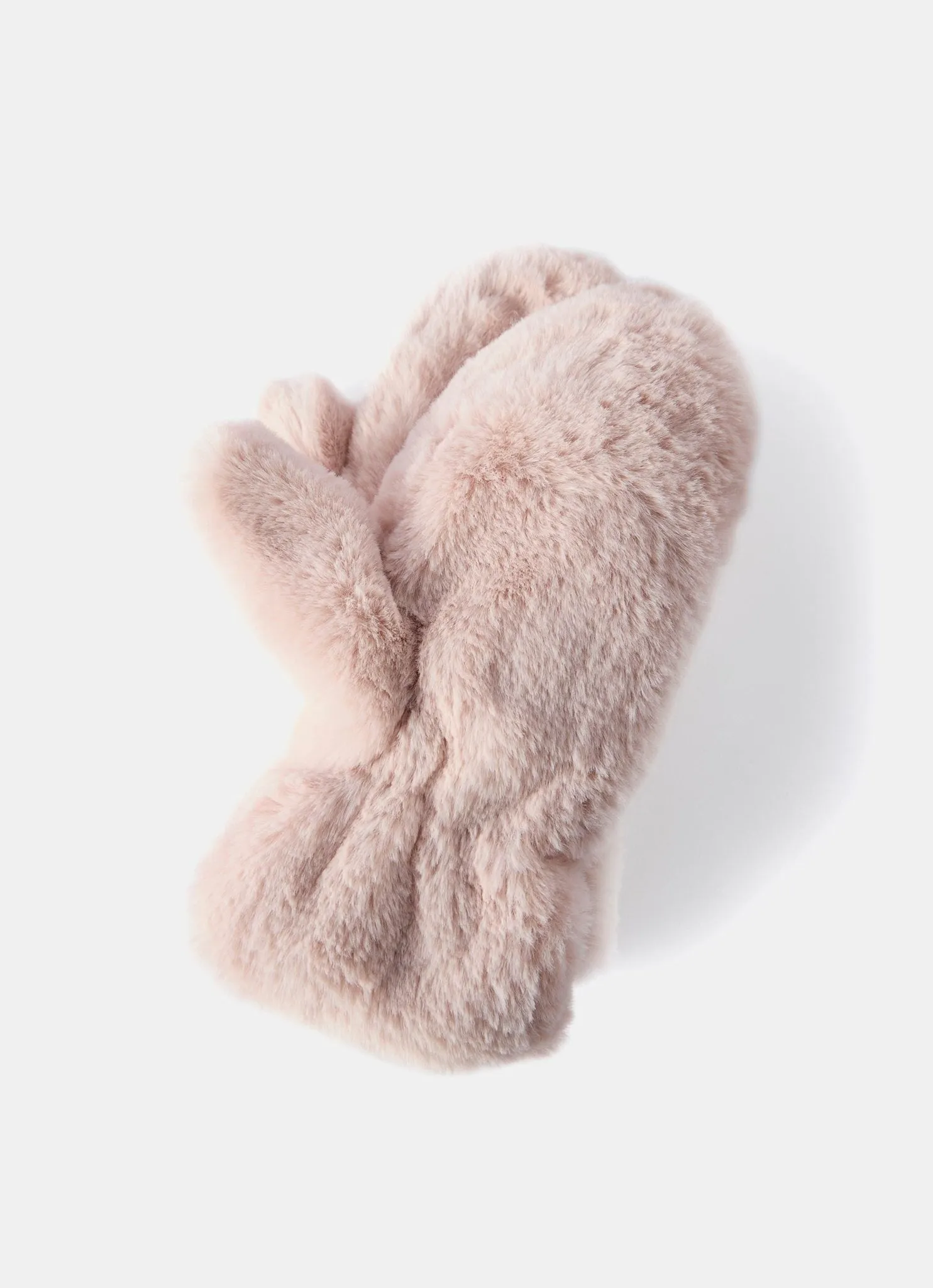 Pink Faux Fur Mittens sold by Mint Velvet product image thumbnail 3