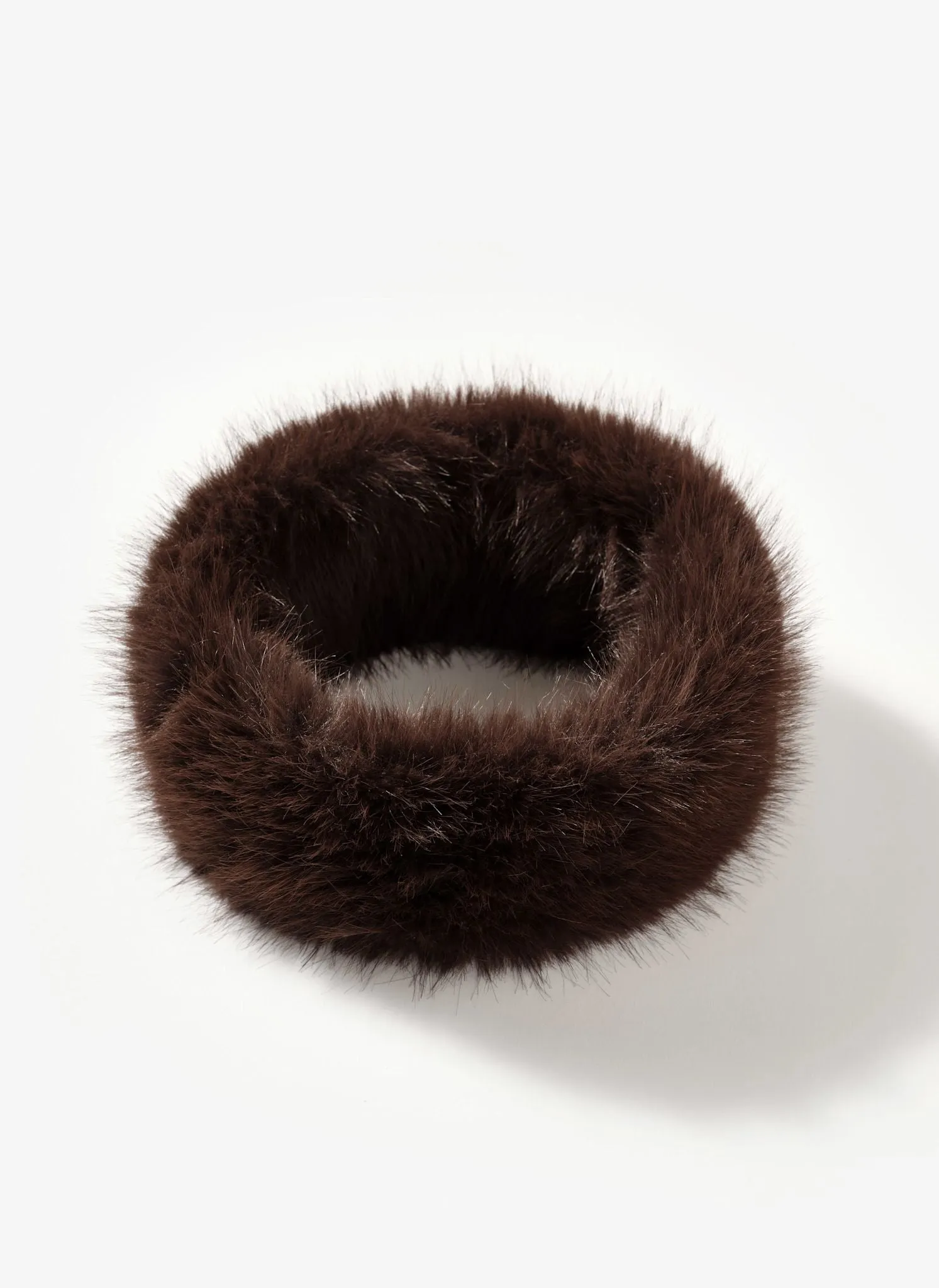 Brown Faux Fur Headband sold by Mint Velvet product image thumbnail 2