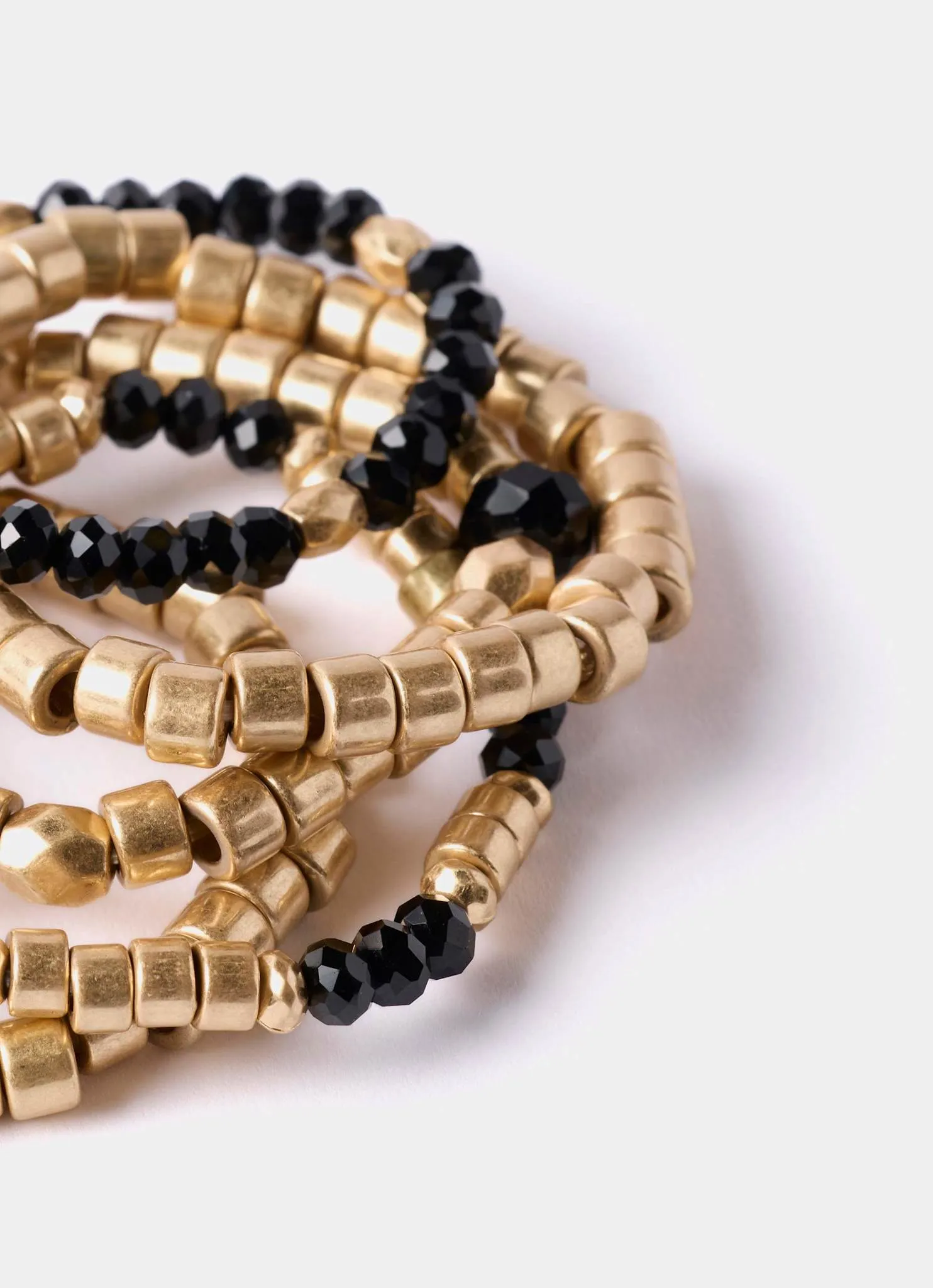 Gold Beaded Friendship Bracelets sold by Mint Velvet product image thumbnail 3