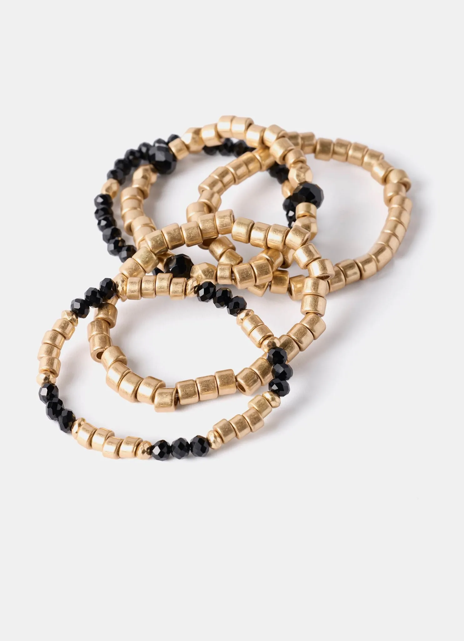 Gold Beaded Friendship Bracelets sold by Mint Velvet product image thumbnail 4