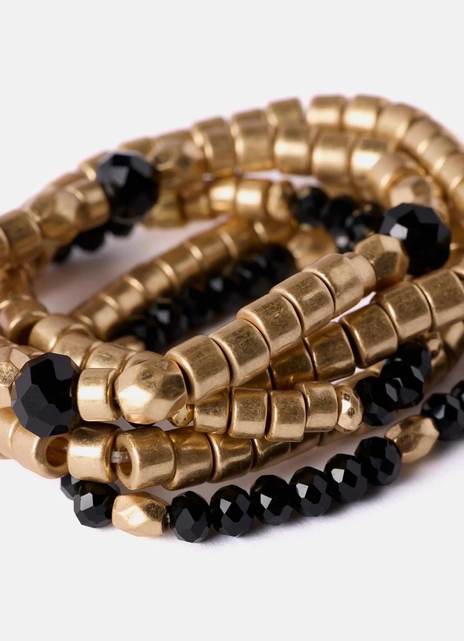 Gold Beaded Friendship Bracelets sold by Mint Velvet product image thumbnail 2