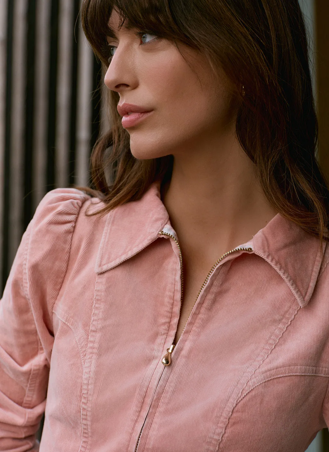 Pink Corduroy Midi Dress sold by Mint Velvet product image thumbnail 4