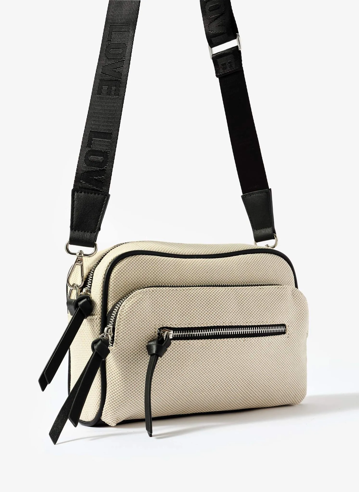 Cream Canvas Cross Body Bag sold by Mint Velvet product image thumbnail 4
